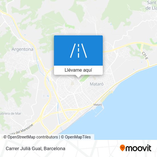Mapa Carrer Julià Gual