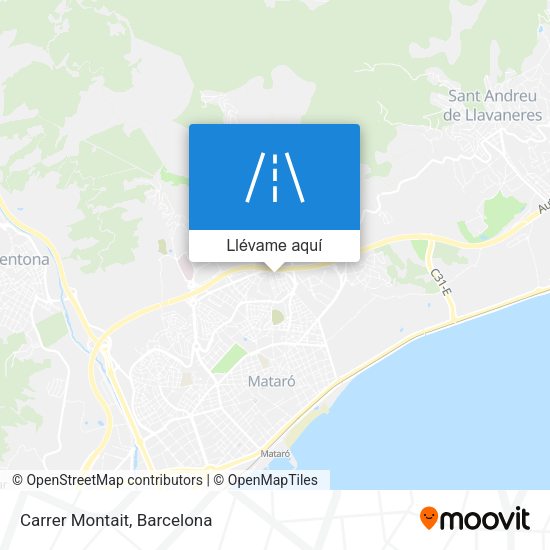 Mapa Carrer Montait