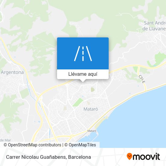 Mapa Carrer Nicolau Guañabens