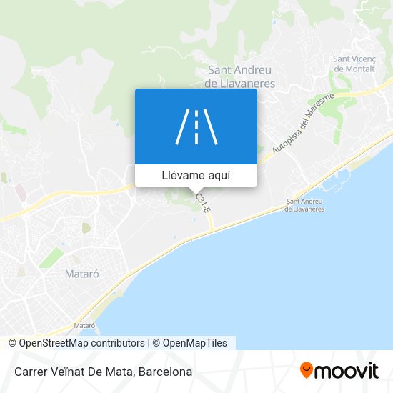 Mapa Carrer Veïnat De Mata