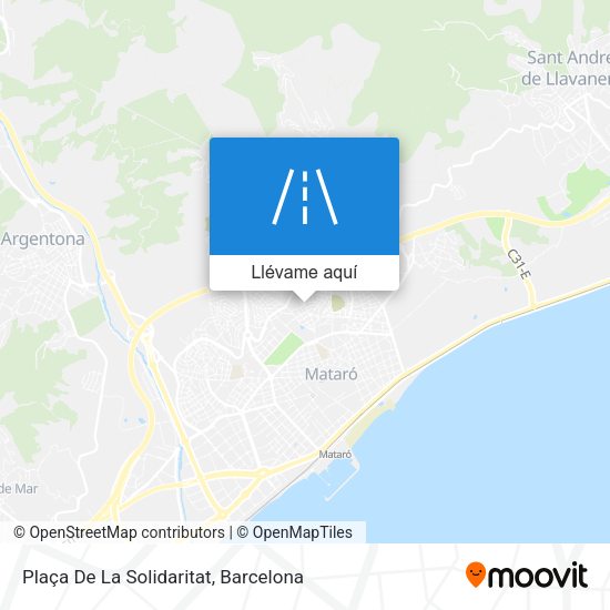 Mapa Plaça De La Solidaritat