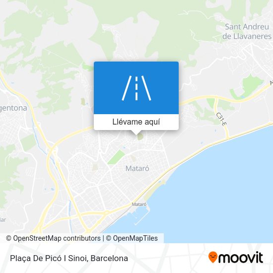 Mapa Plaça De Picó I Sinoi