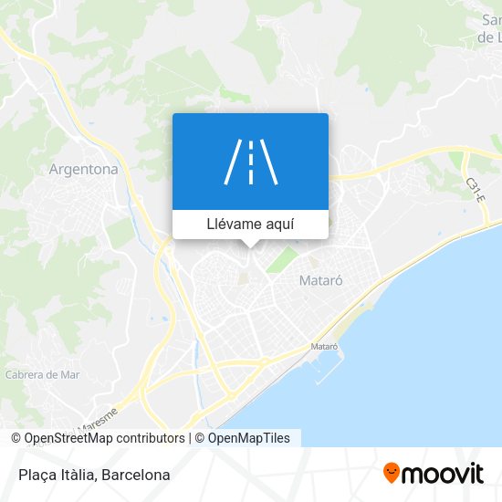 Mapa Plaça Itàlia
