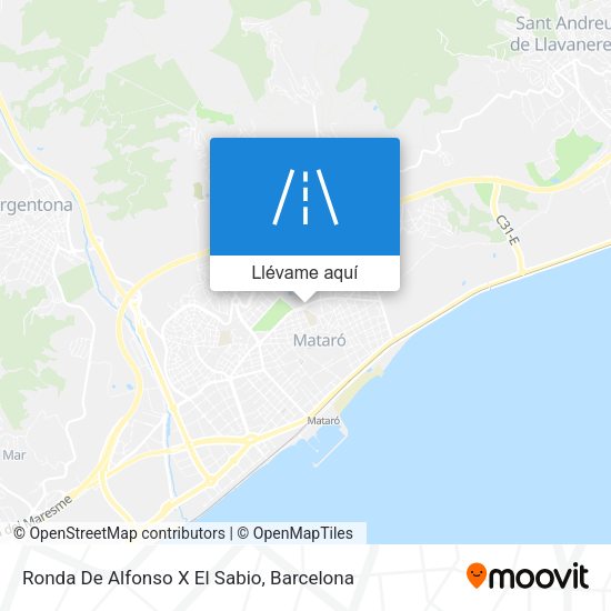 Mapa Ronda De Alfonso X El Sabio