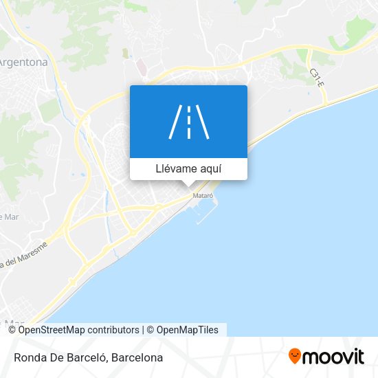 Mapa Ronda De Barceló