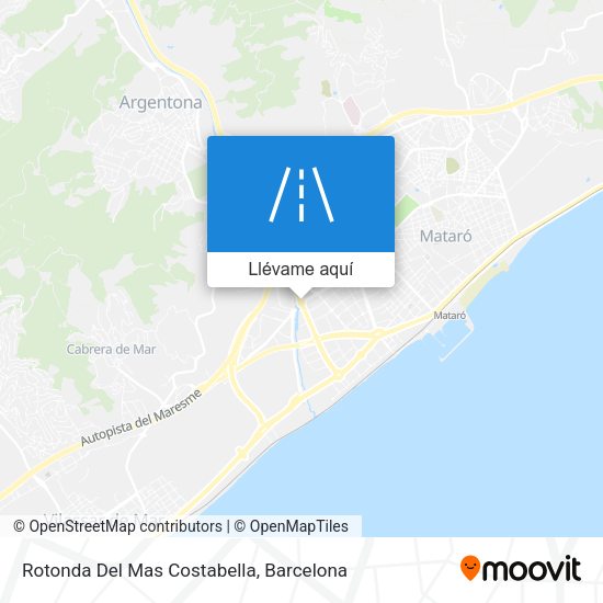 Mapa Rotonda Del Mas Costabella