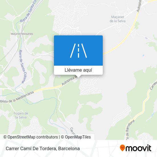 Mapa Carrer Camí De Tordera