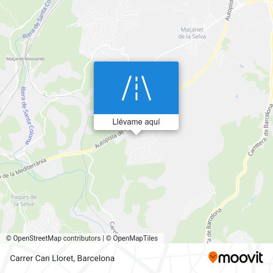 Mapa Carrer Can Lloret