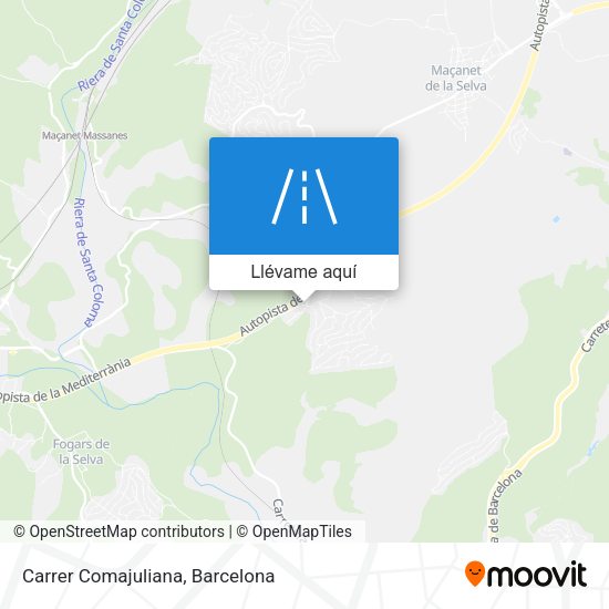 Mapa Carrer Comajuliana