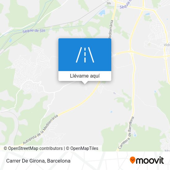 Mapa Carrer De Girona