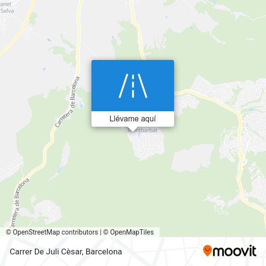 Mapa Carrer De Juli Cèsar