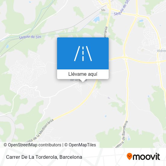 Mapa Carrer De La Torderola