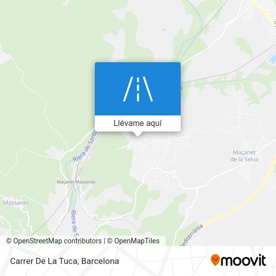 Mapa Carrer De La Tuca