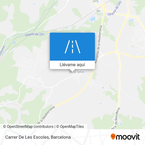 Mapa Carrer De Les Escoles