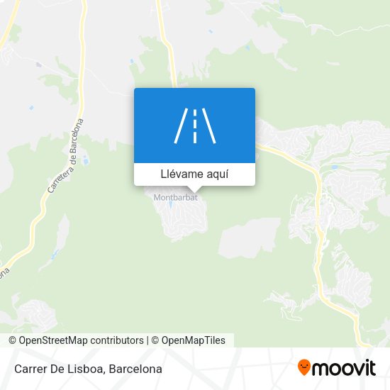 Mapa Carrer De Lisboa