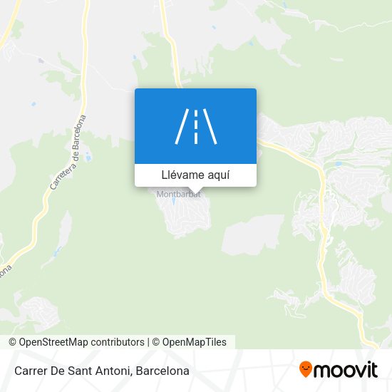Mapa Carrer De Sant Antoni