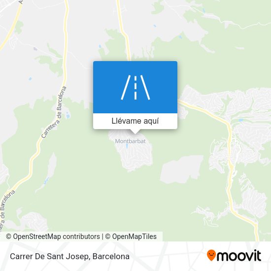 Mapa Carrer De Sant Josep