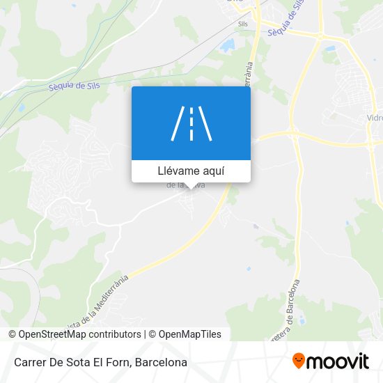 Mapa Carrer De Sota El Forn