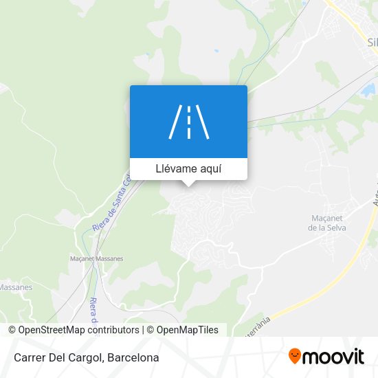 Mapa Carrer Del Cargol
