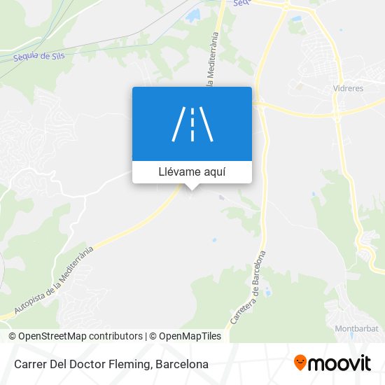 Mapa Carrer Del Doctor Fleming
