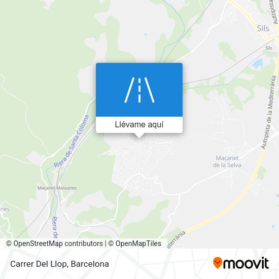Mapa Carrer Del Llop
