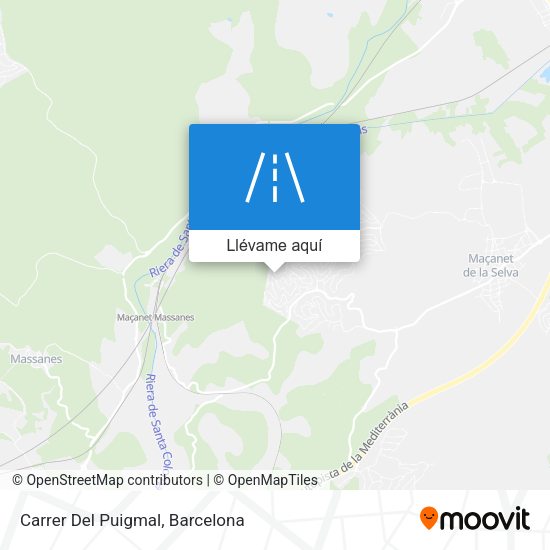 Mapa Carrer Del Puigmal