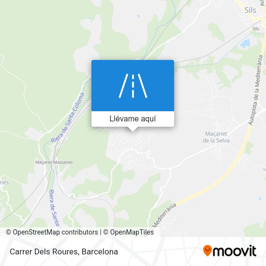 Mapa Carrer Dels Roures