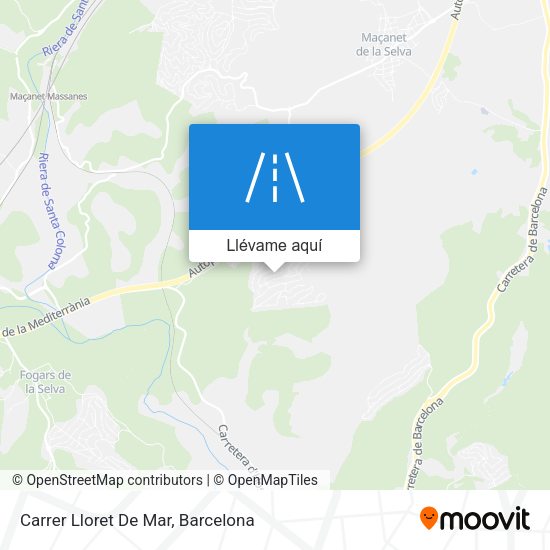 Mapa Carrer Lloret De Mar