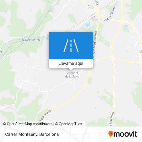 Mapa Carrer Montseny