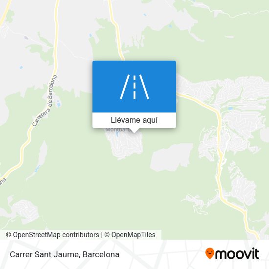 Mapa Carrer Sant Jaume