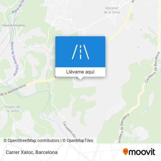 Mapa Carrer Xaloc