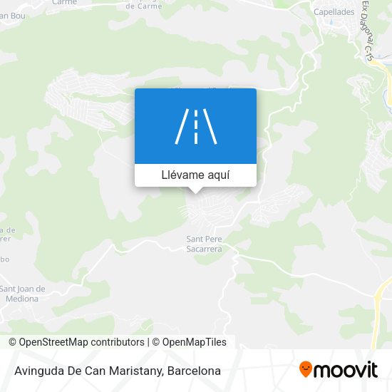 Mapa Avinguda De Can Maristany