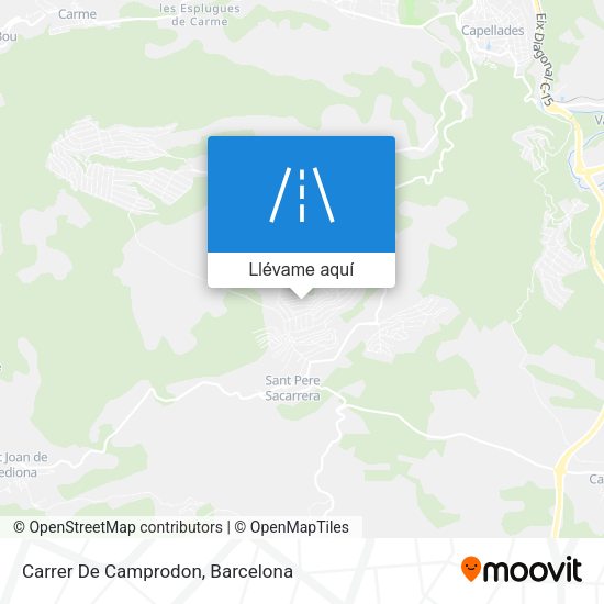 Mapa Carrer De Camprodon