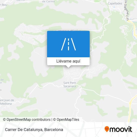 Mapa Carrer De Catalunya