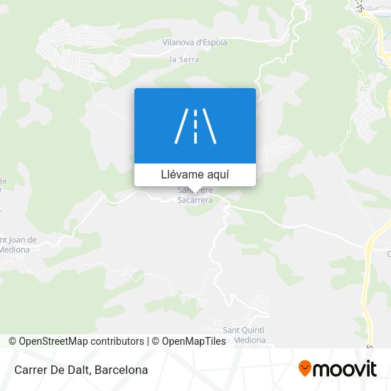 Mapa Carrer De Dalt