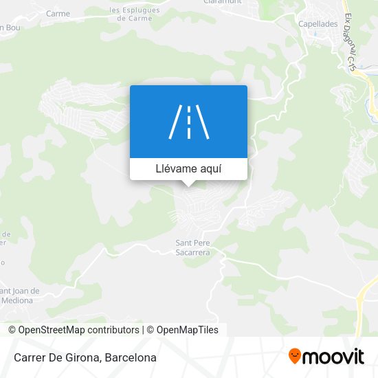 Mapa Carrer De Girona