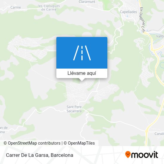 Mapa Carrer De La Garsa