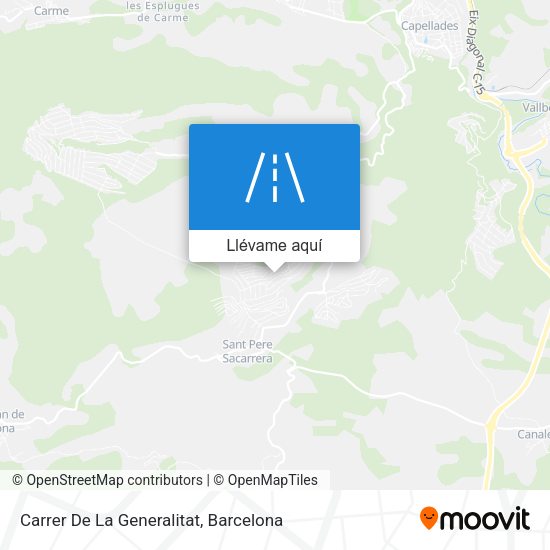 Mapa Carrer De La Generalitat