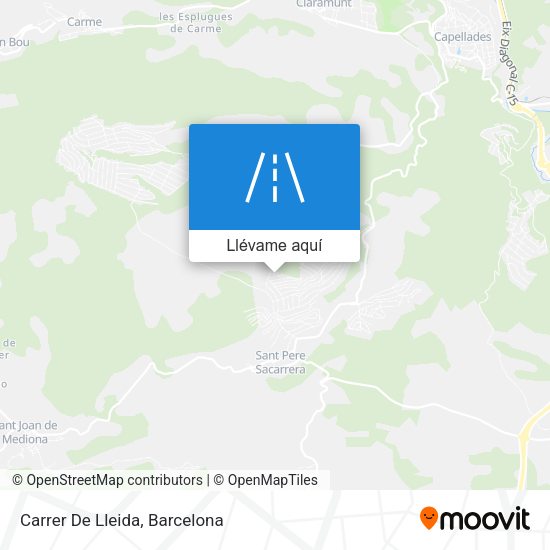 Mapa Carrer De Lleida