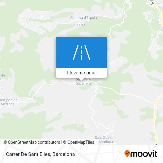 Mapa Carrer De Sant Elies