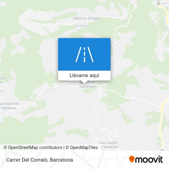 Mapa Carrer Del Corraló