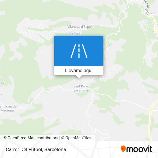 Mapa Carrer Del Futbol