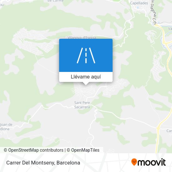 Mapa Carrer Del Montseny