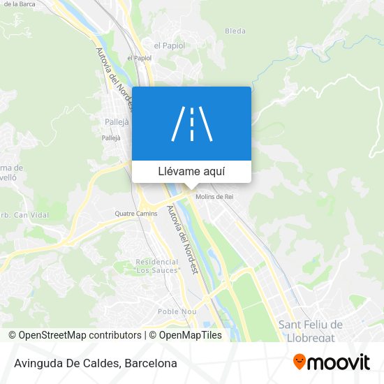Mapa Avinguda De Caldes