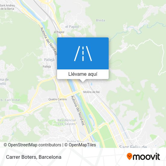 Mapa Carrer Boters