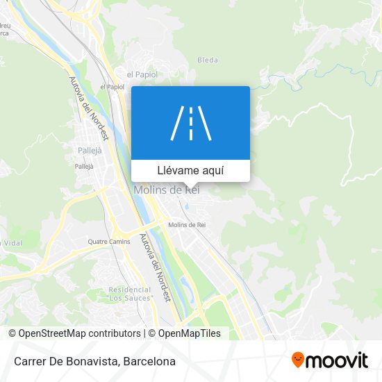 Mapa Carrer De Bonavista