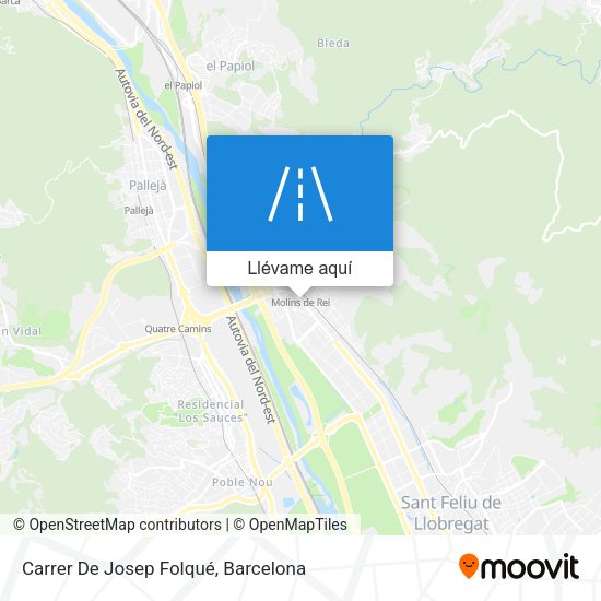 Mapa Carrer De Josep Folqué