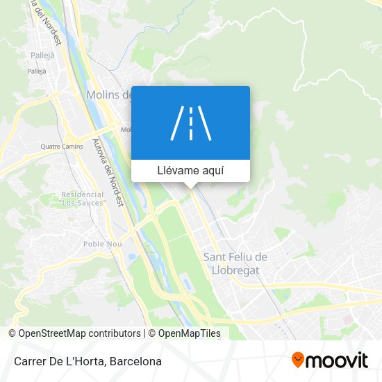 Mapa Carrer De L'Horta