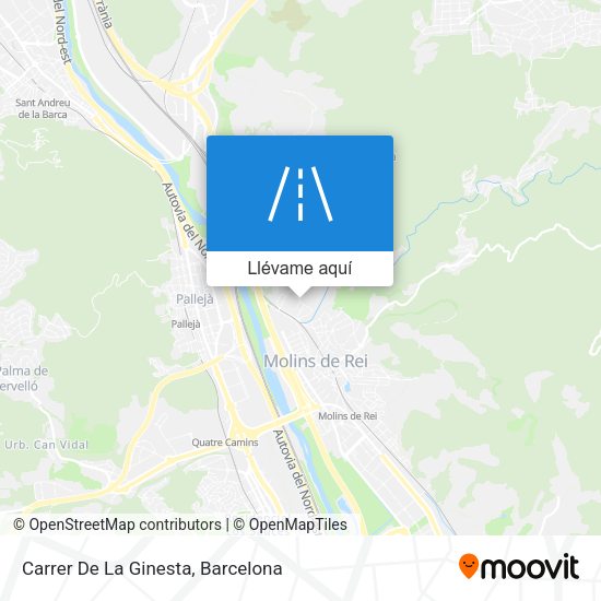 Mapa Carrer De La Ginesta