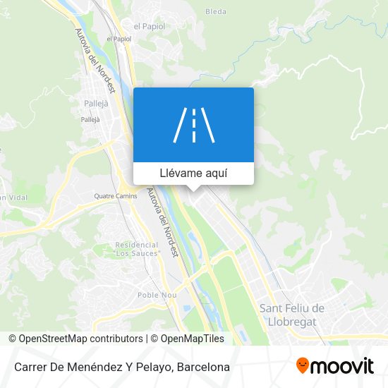 Mapa Carrer De Menéndez Y Pelayo